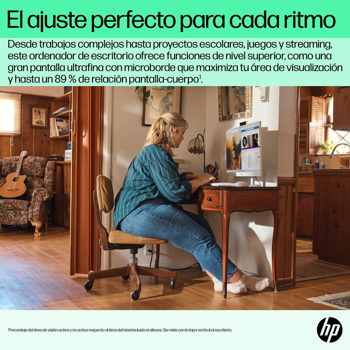 Pc All In One Hp 24-Cr0104ns Ryzen 5 7520u 16gb 1tb Ssd 23.8' Sin Sistema Operativo