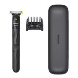 EAN 8720689034470 - Philips Norelco OneBlade QP1424/65 afeitadora Máquina de afeitar de láminas Carbón vegetal imagen 1