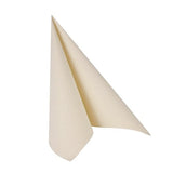 Papstar Royal Collection - Serviette - Tamaño 40 X 40 Cm - Einweg - Champagnerfarben (Paquete De 50)