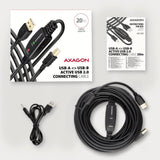 Axagon Adr-215b Aktives Usb 2.0 Verbindungscable, Usb-A Auf Usb-B - 20m
