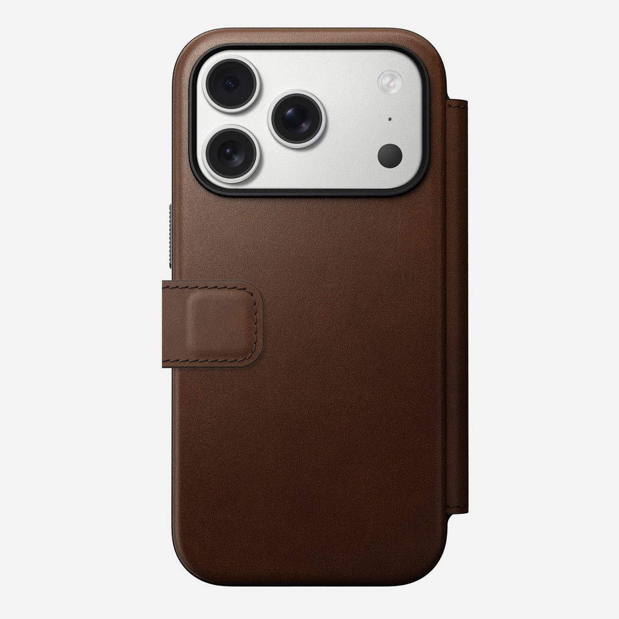 Nomad Modern Leather Folio Iphone 17 Pro Brown