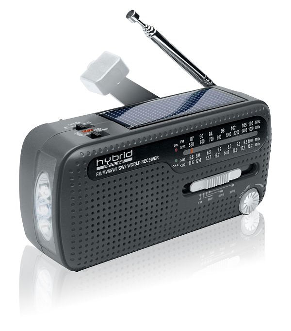 Muse Mh-07ds-Hybrid Radio Portátil Analógica Negro