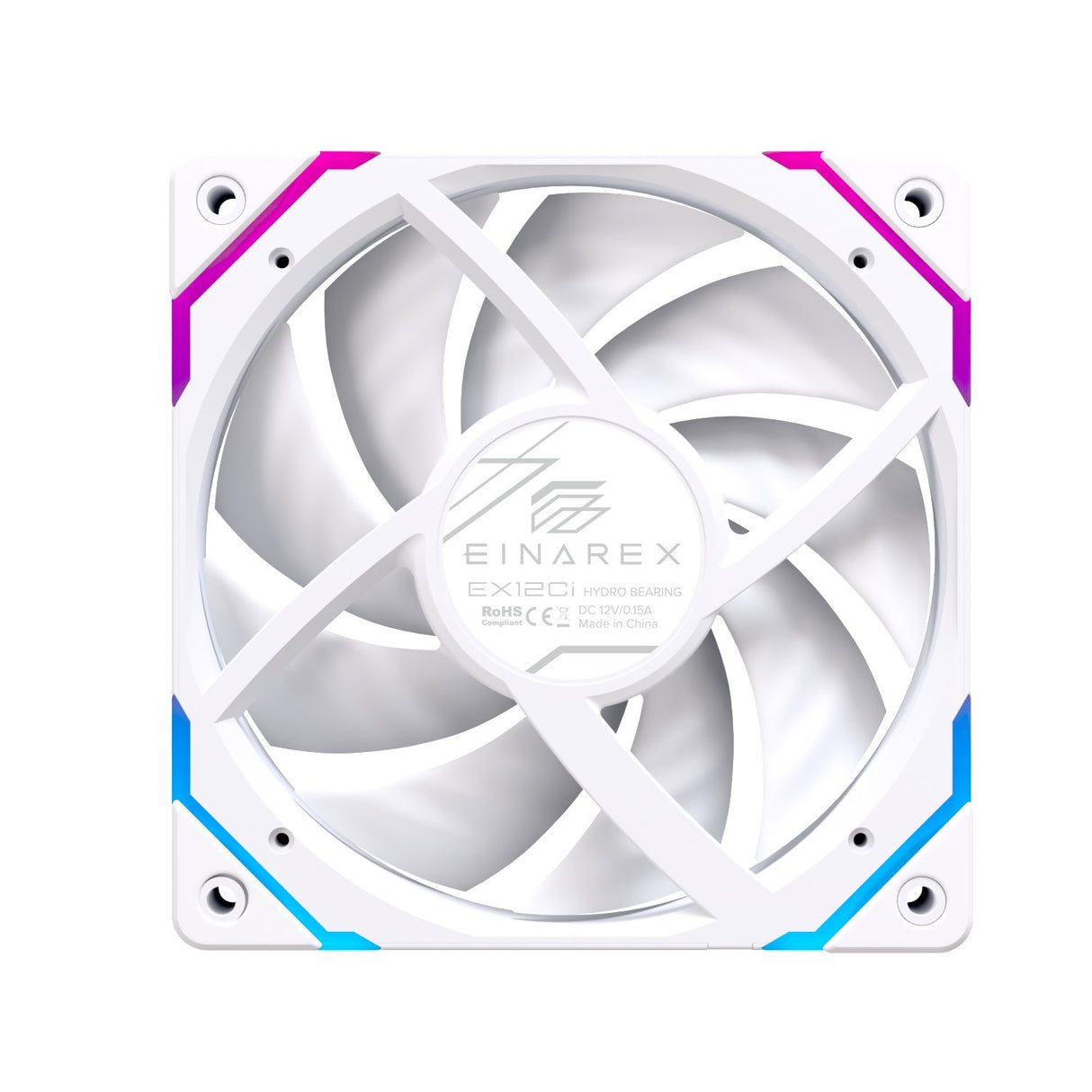 EAN 6977277360257 - Einarex EXFN-12CI1-W sistema de refrigeración para ordenador Carcasa del ordenador Ventilador 12 cm Blanc imagen 5