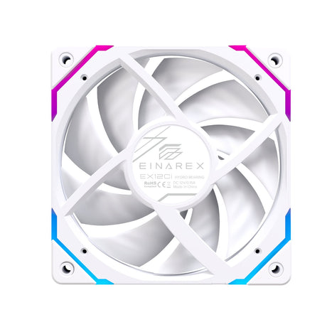 EAN 6977277360257 - Einarex EXFN-12CI1-W sistema de refrigeración para ordenador Carcasa del ordenador Ventilador 12 cm Blanc imagen 6