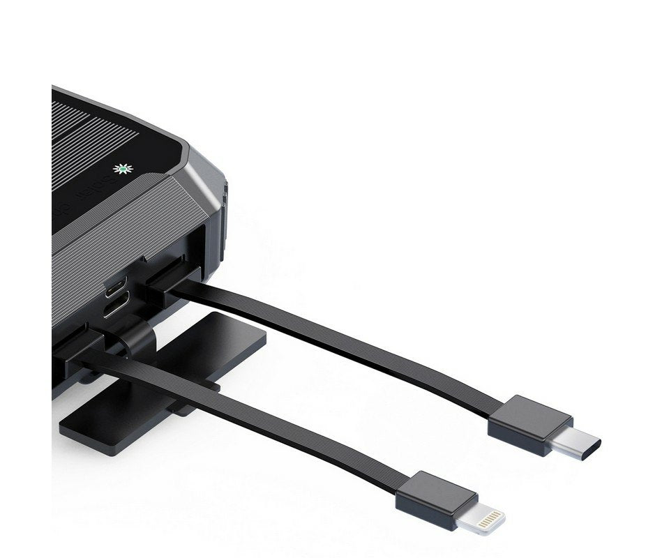 Powerneed S20000q Cargador De Dispositivo Móvil Universal Negro Lightning, Solar, Usb Cargador Inalámbrico Carga Rápida Exterior