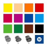EAN 4007817066843 - Staedtler 146 10C Negro, Azul, Burdeos, Marrón, Verde, Azul claro, Verde claro, Mauve, Naranja, Melocotón imagen 4