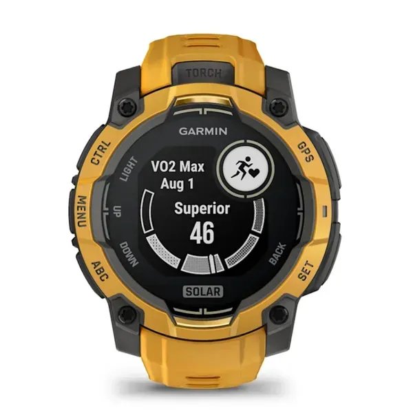 Instinct 3,45mm,Solar,Sunburst With Sunburst/Gray Accents,Ww