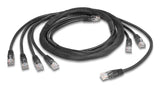 Delock Rj45 Trunk-Cable 4 X Stecker Zu 4 X Stecker Cat.5e Utp Schwarz