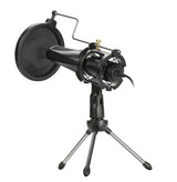 Micrófono  Speedlink Audis De Superficie Para Mesa Negro