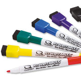 Nobo Mini Rotulador Pizarra Blanca Con Tapa Borrador Magnetica - 6 Colores Surtidos - Punta Fina 2mm - Destaca En Pizarras Blancas