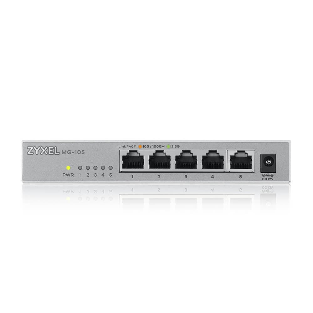 EAN 4718937631117 - Zyxel XMG-105 No administrado 2.5G Ethernet (100/1000/2500) Gris imagen 1