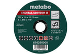 Metabo Special Edition Ii 125x 1,0x22,23 Mm Inox