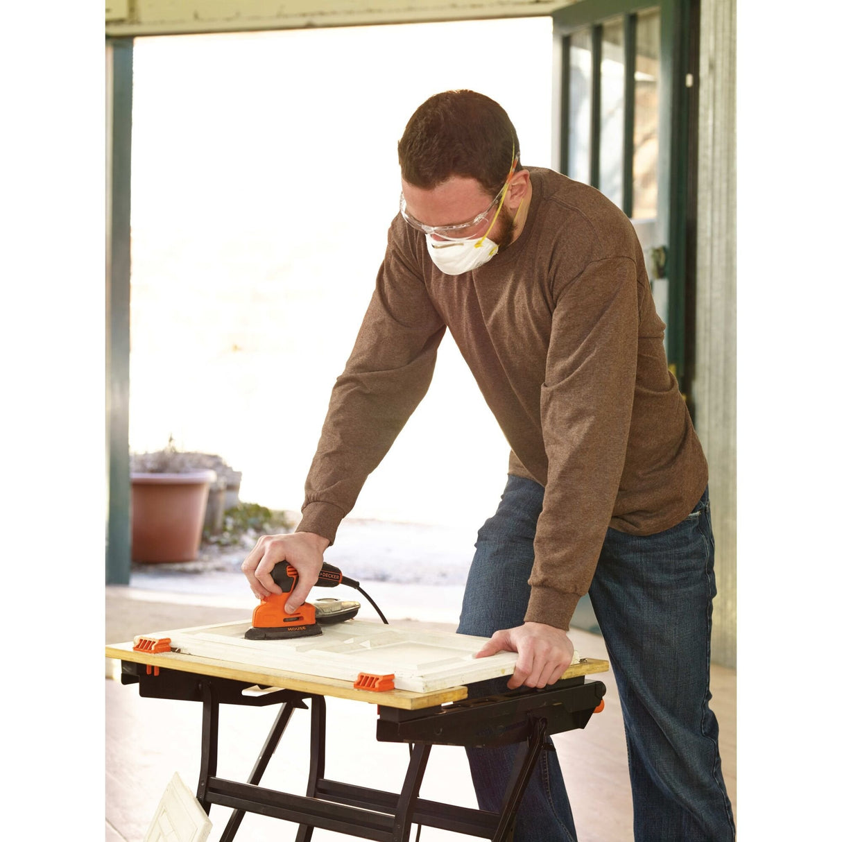 Lijadora De Detalle Mouse® 120w Ka2000-Qs Black+Decker