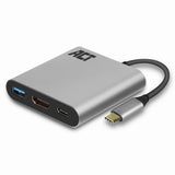 Adaptador Act Connectivity Usb C A Hdmi Usb A Usb C Pd