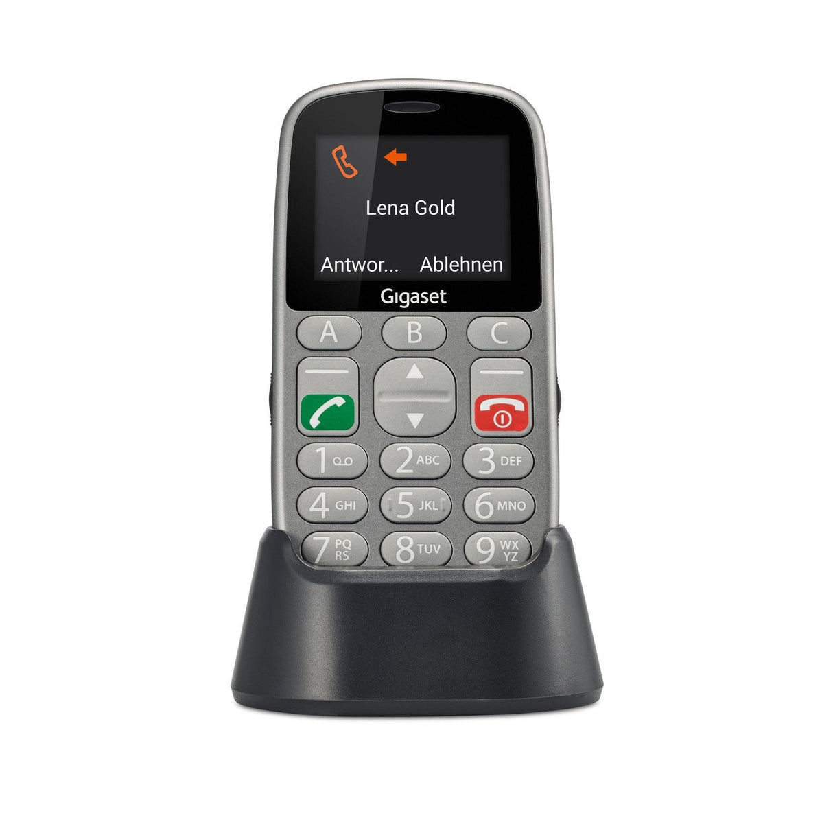 Movil Smartphone Gigaset Life Series Gl390 Gris 2.2/ Microsd Hasta 32gb / 800 Mah / Sos / Base Carga