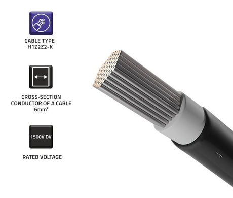 EAN 5901878538532 - Qoltec 53853 accesorio para montaje de panel solar Cable imagen 3