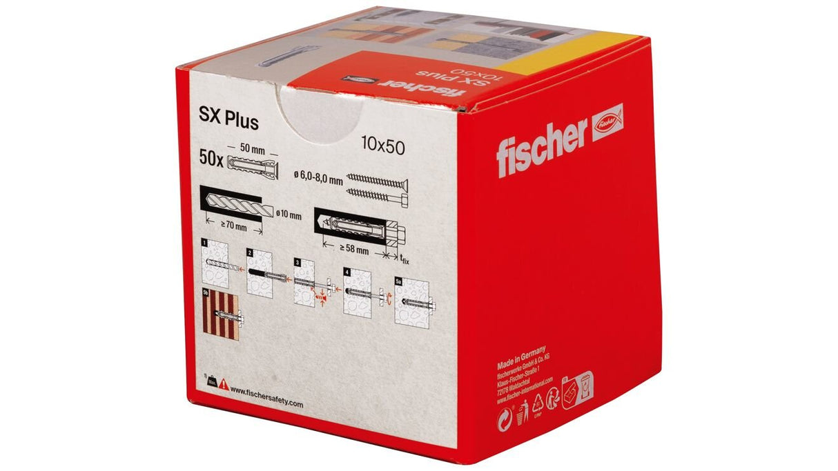 Fischer Dübel Sx Plus 10x50 50 St.