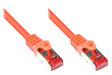 EAN 4014619976744 - Alcasa 1m Cat6 S/FTP cable de red Naranja S/FTP (S-STP) imagen 1