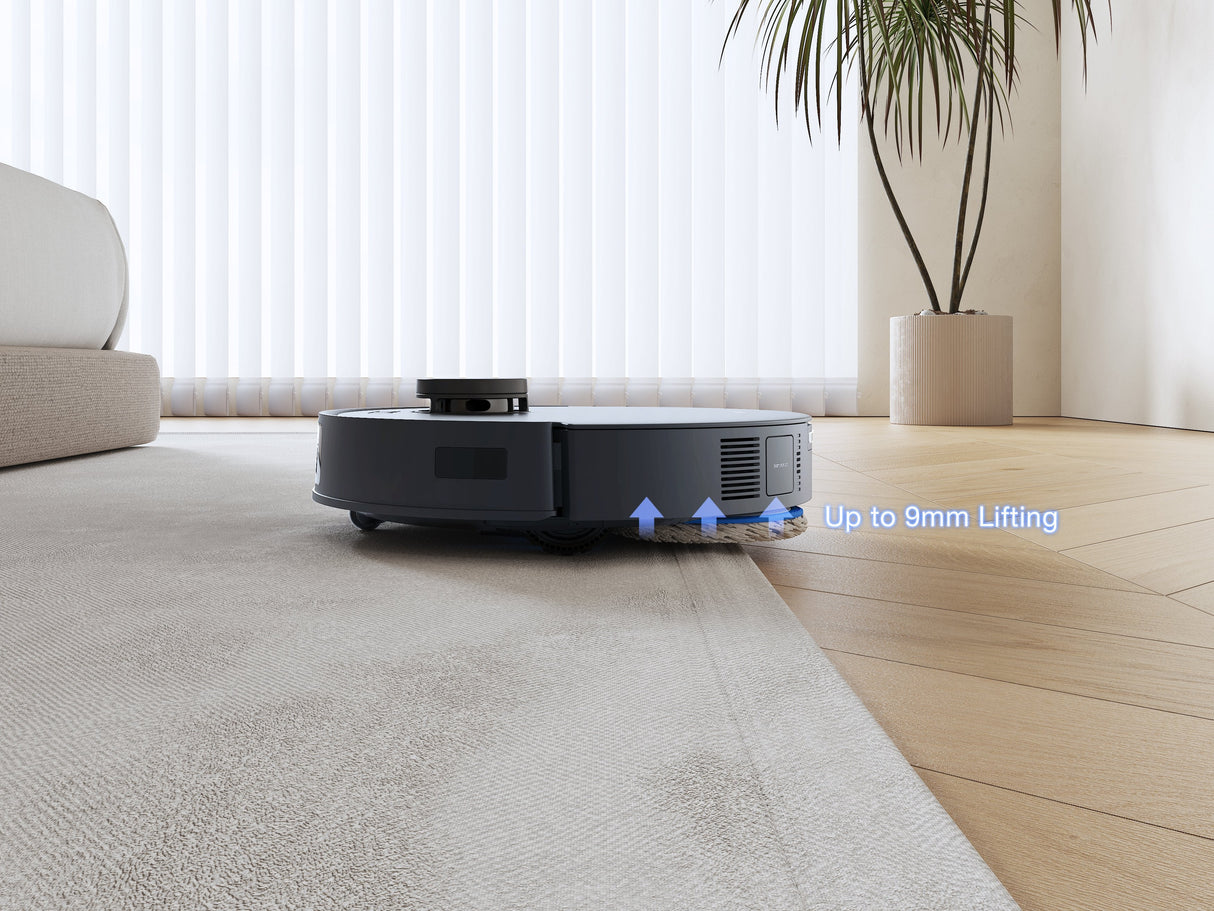 Robot Aspirador Ecovacs Deebot T30s Pro Negro, Incluye Estación Omni Todo En Uno T30s Pro Black