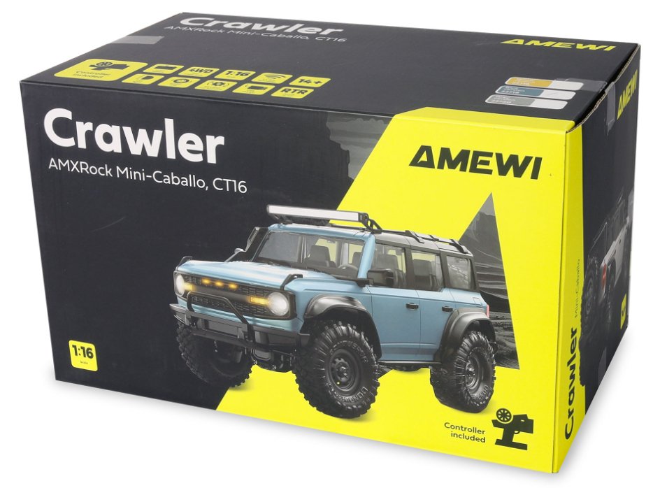 EAN 4262500342714 - Amewi 22719 modelo controlado por radio Camión oruga Motor eléctrico 1:16 imagen 11