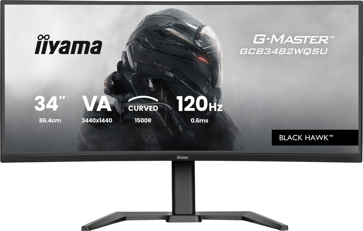 Monitor Iiyama  34" Gcb3482wqsu-B1 21:9 2xhdmi+Dp+Usb-C Curv