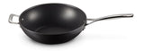 Le Creuset Toughened Non-Stick Nonstick Stir-Fry Stirfry Pan 30cm Negro Silver (51104300010202)
