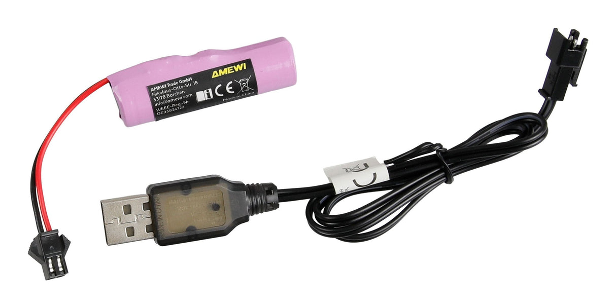 Amewi Drift Sport Muscle Car 4wd 1:24 Rtr Rojo 6+