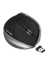 Ratón Inalámbrico Ergonómico Advance Vertical Plus (Negro)