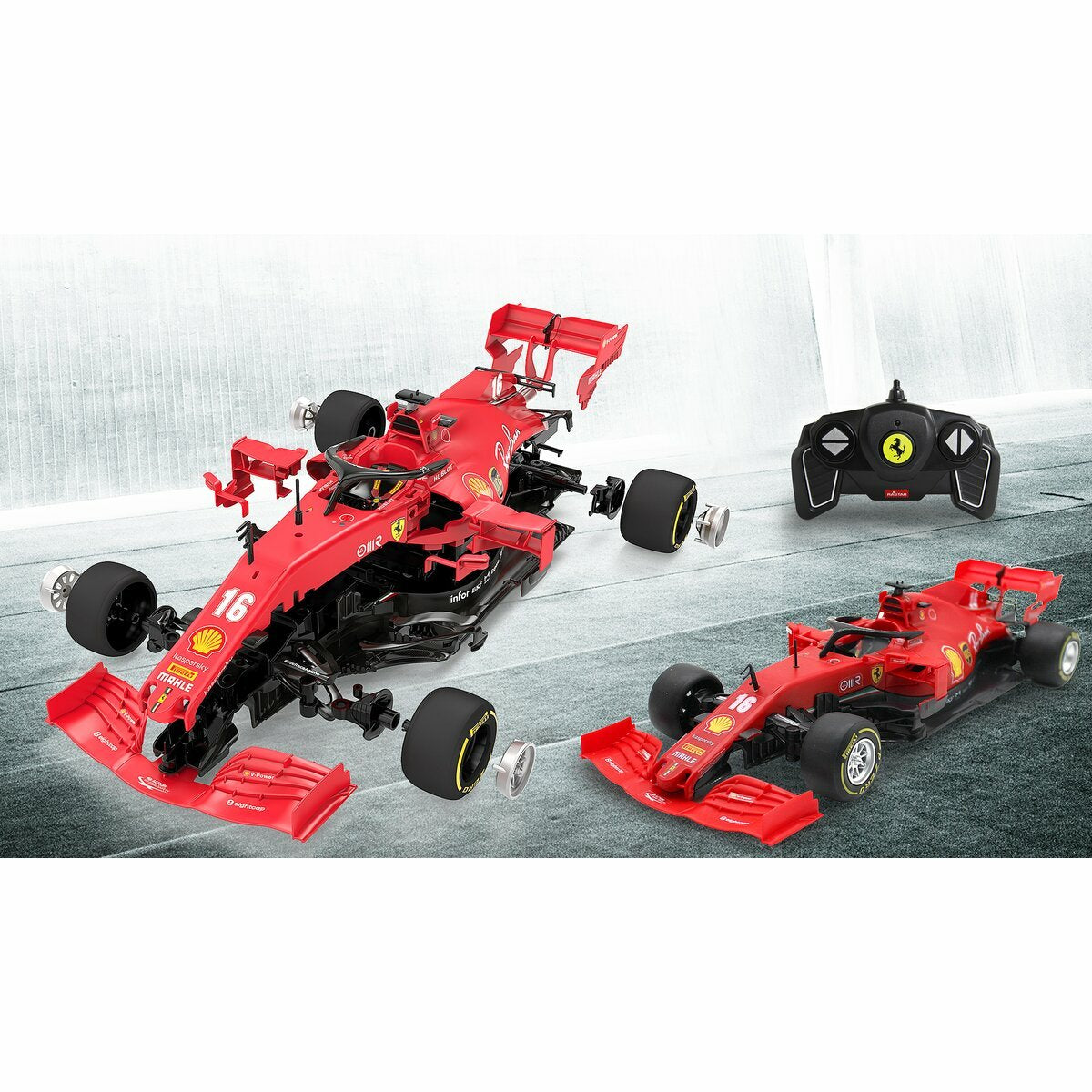 Kit Jamara Ferrari Sf 1000 1:16 Rojo 2.4ghz