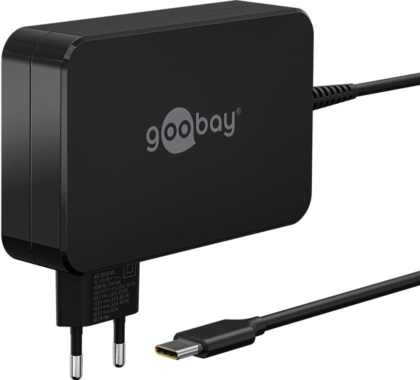 EAN 4040849654206 - Goobay 65420 cargador de dispositivo móvil Portátil Negro Corriente alterna Carga rápida Interior imagen 2
