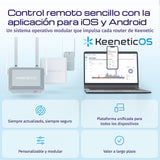 EAN 4897082922155 - Keenetic Explorer 4G (KN-4910) router inalámbrico Ethernet rápido Doble banda (2,4 GHz / 5 GHz) Gris, Bla imagen 9