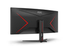 Monitor  Aoc G2 Cu34g2xe/Bk  [34] 3440 X 1440 Pixeles Negro, Rojo