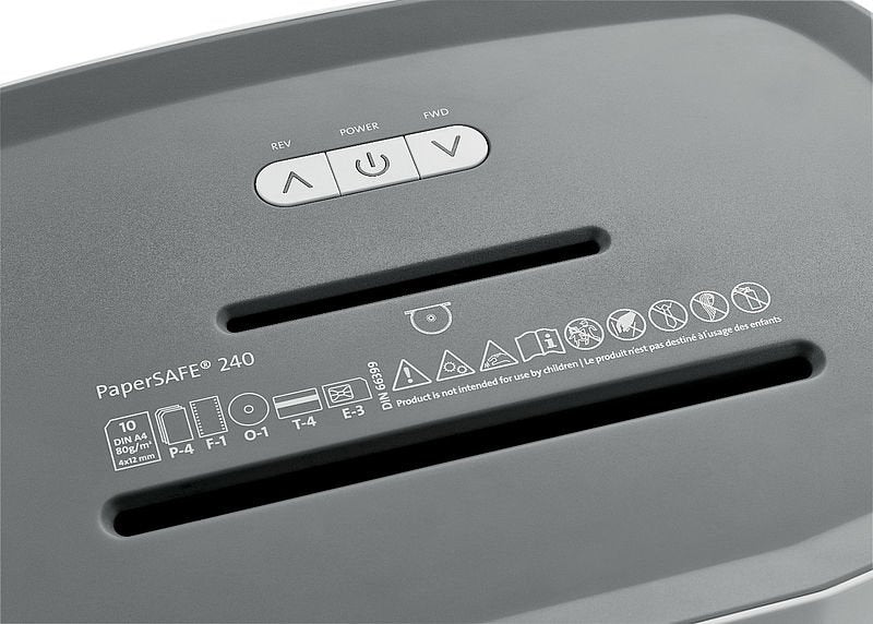 Dahle Destructora Papersafe Ps240 Corte En Partículas 4x12mm P4 25l Hasta 10h Entrada 224mm