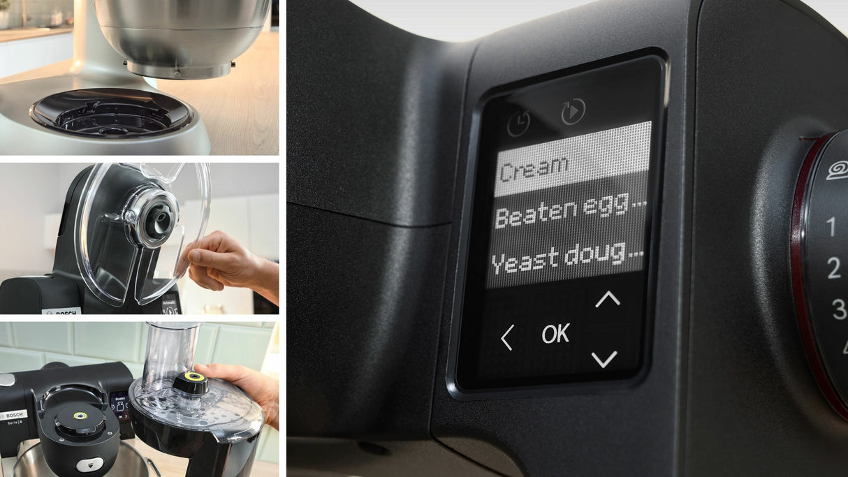 Bosch Food Processor Series 6 5,5l Silver Negro (Mums6zs34)