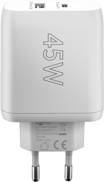 Goobay 65412, Cargador Blanco