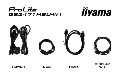 EAN 4948570126361 - iiyama G-MASTER GB2471HSU-W1 pantalla para PC 60,5 cm (23.8") 1920 x 1080 Pixeles Full HD LED Blanco imagen 13