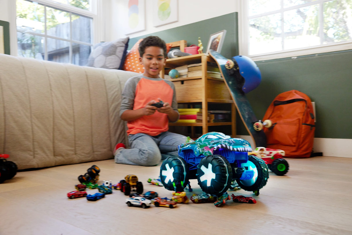 Vehículo Rc Hot Wheels Monster Trucks Mega Wrex Alive Jbd90