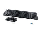 EAN 5711783850663 - HP 802450-051 teclado Ratón incluido Oficina RF inalámbrico AZERTY Francés Negro, Blanco imagen 1