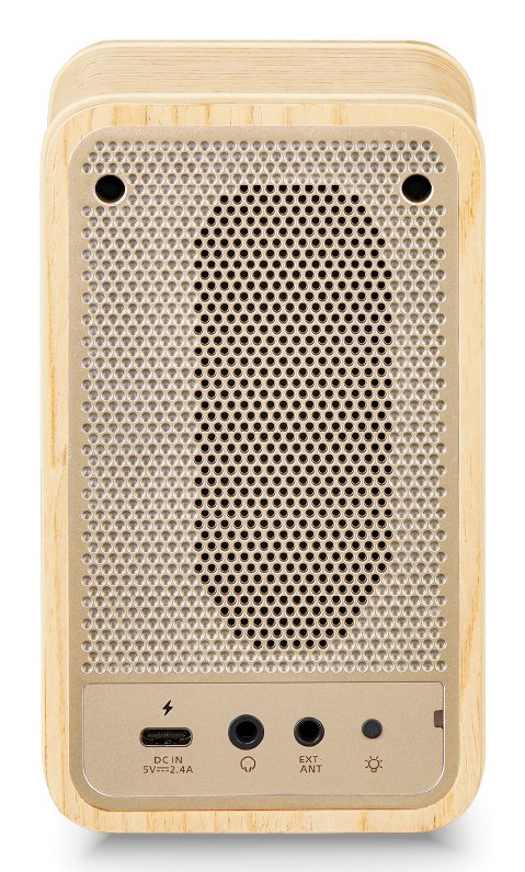 Sangean Wr-9 Fresno Blanco Radio Analógica De Madera Con Am Fm Bluetooth