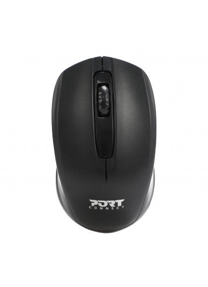 Port Designs 900508 Raton Ambidiestro Rf Inalámbrico + Usb Type-C 1000 Dpi