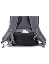 EAN 3760170883717 - Urban Factory HTE14UF mochila Mochila de viaje Negro, Gris Poliéster, Tereftalato de polietileno reciclad imagen 5