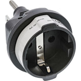 Adaptador De Viaje Inline Ee. Uu. Macho De Ee. Uu. A Hembra Tipo F