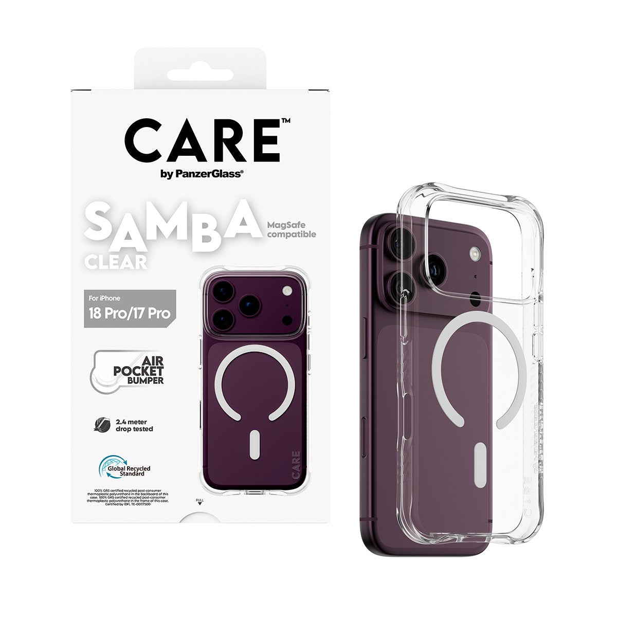 Care By Panzerglass Samba Case Ip17/18 Pro Transparent Ms Weiss