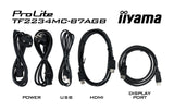 EAN 4948570118373 - iiyama ProLite TF2234MC-B7AGB pantalla para PC 54,6 cm (21.5") 1920 x 1080 Pixeles Full HD LED Pantalla t imagen 11