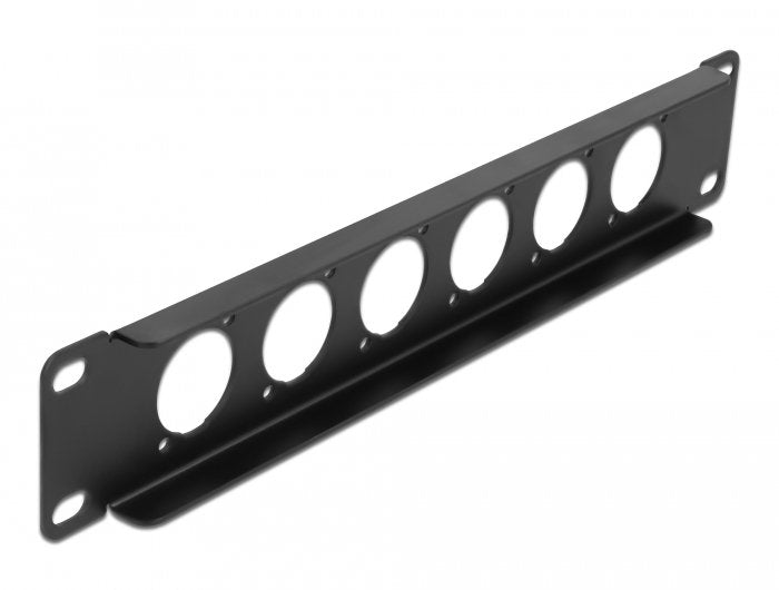 Delock 10? D-Typ Patchpanel 6 Port Schwarz