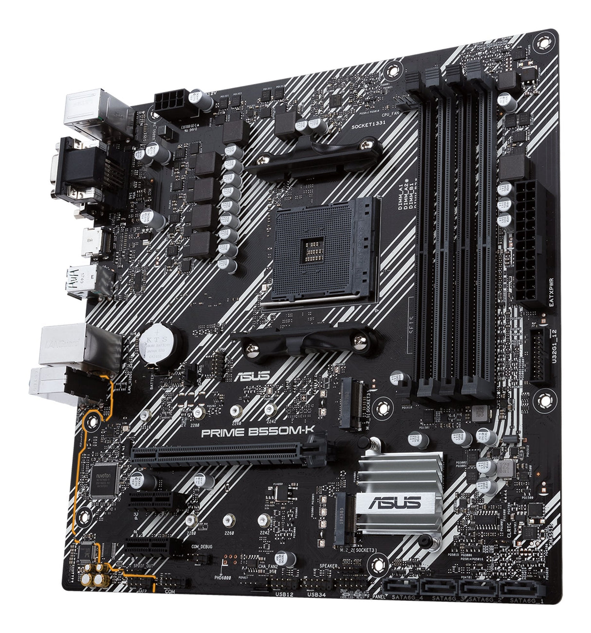 Placa Base Asus Am4 Prime B550m-K M-Atx/4xddr4/4xsata6/2xusb 3.2+4xusb 2.0 90mb14v0-M0eay0