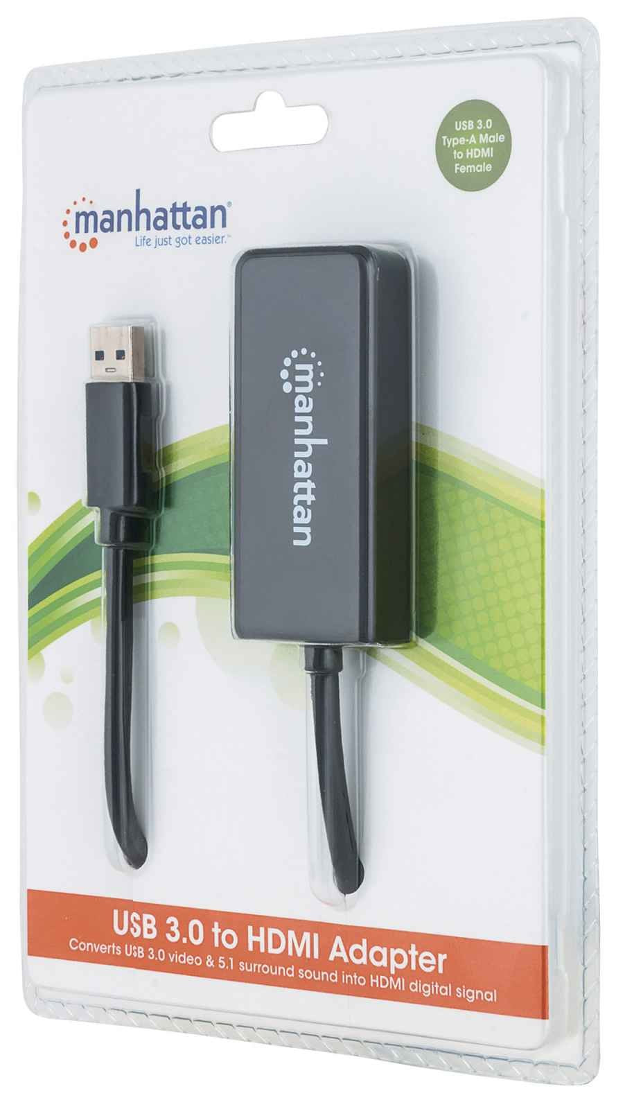 Manhattan 152259 Convertidor Usb 3.0 A Hdmi A/V