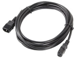 Lanberg Cable Alargador De Alimentacion 5 Metros  Ca-C13e-11cc-0050-Bk Conectores Iec320 C13 / Iec320 C14