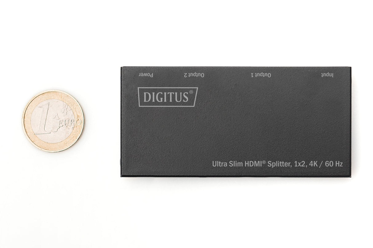 Digitus Ultra Slim Hdmi Splitter 1x2 4k/60hz, Hdr, Hdcp 2.2, 18 Gbps