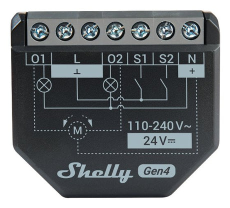 EAN 3800238070755 - Shelly 2PM Gen4 Actuador para estores/persianas 2 canales imagen 4